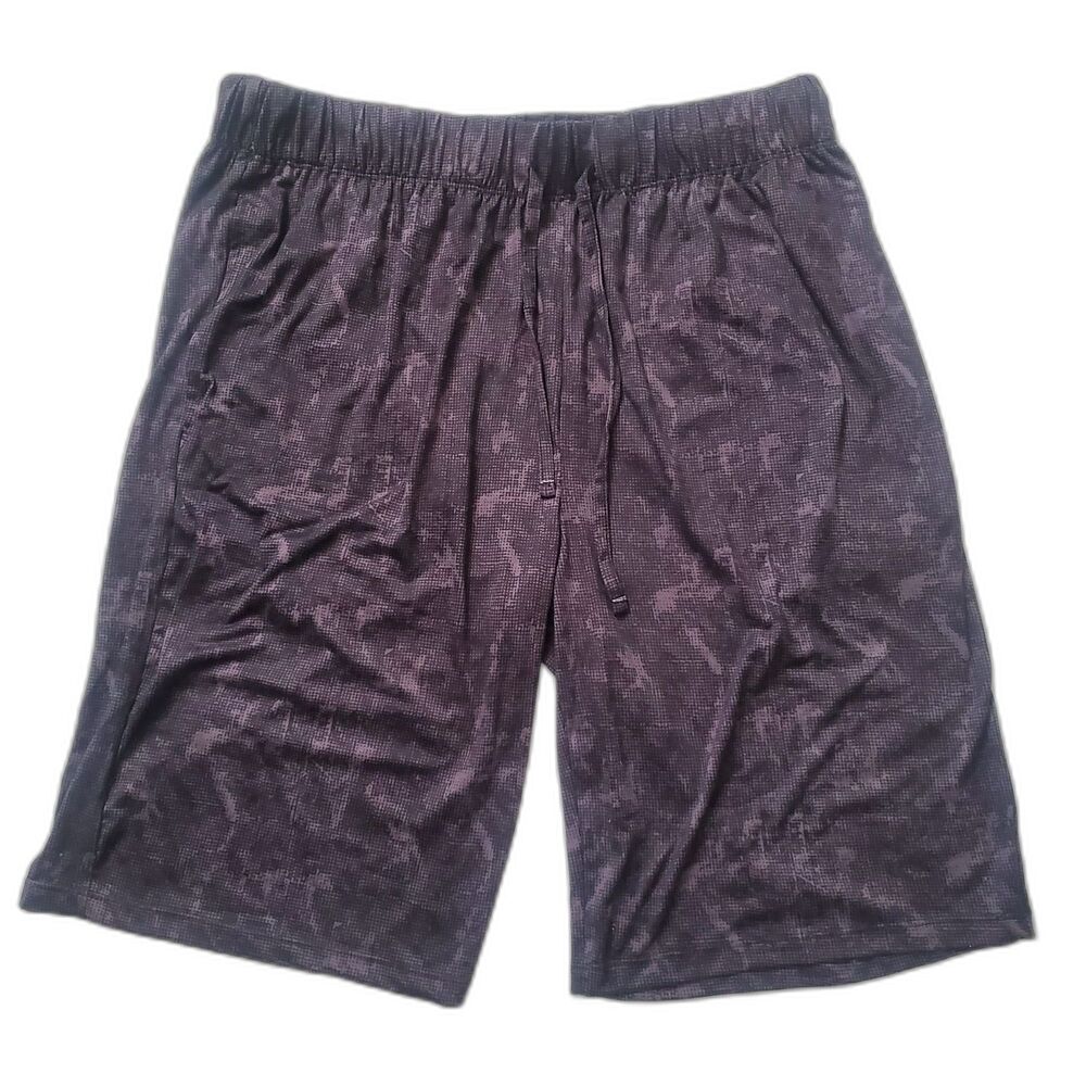 Urban Addiction athletic shorts dark gray abstract design Large